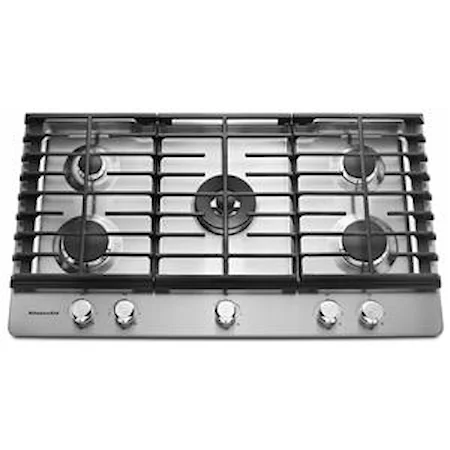 36'' 5-Burner Gas Cooktop with 20000 BTU Professional Dual Burner